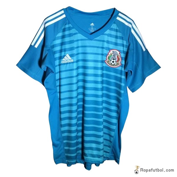 Camiseta México Portero 2018 Azul